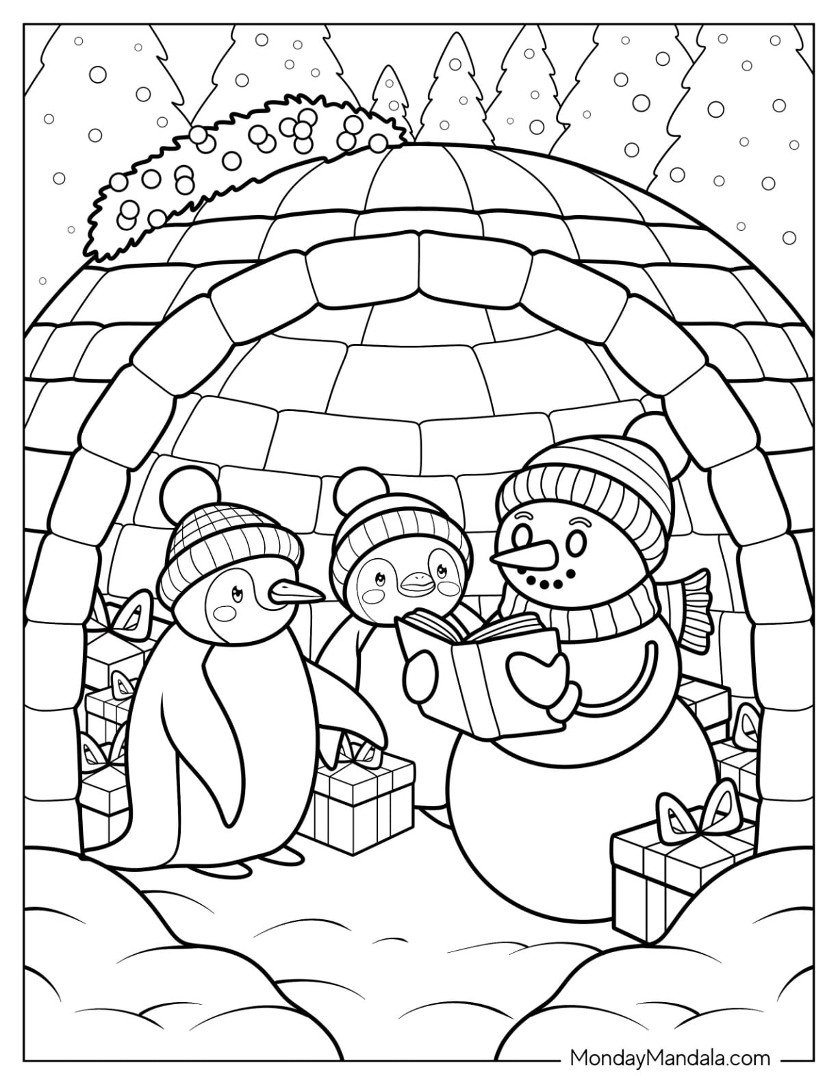 48 snowman coloring pages (free pdf printables)